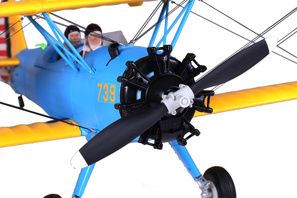 FMS 1100 Series PT-17 Boeing Stearman RC Aircraft - ARTF w/o Tx/