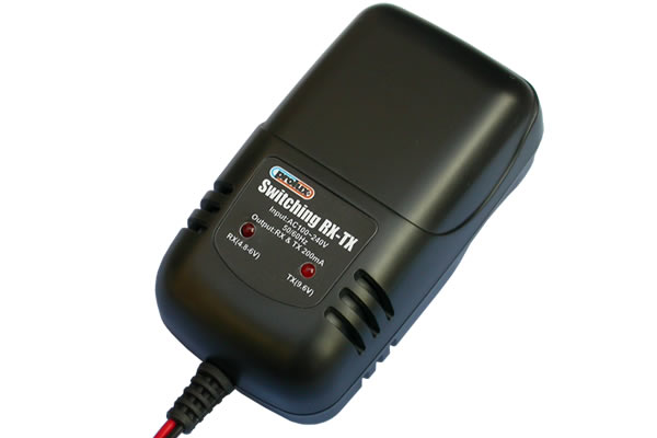 Φορτιστές Prolux AC TX/RX Switching 100-240V - RC Chargers - Πατήστε στην εικόνα για να κλείσει