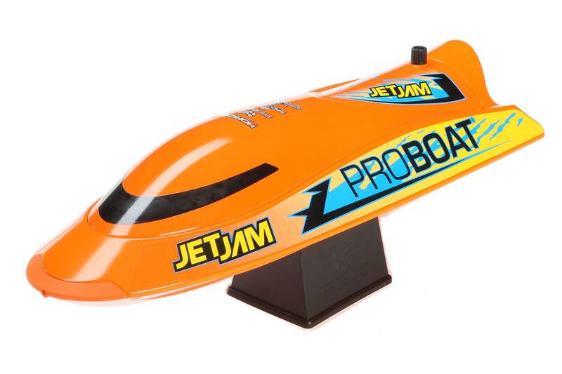 Jet Jam 12" Self-Righting Pool Racer Brushed RTR, Orange