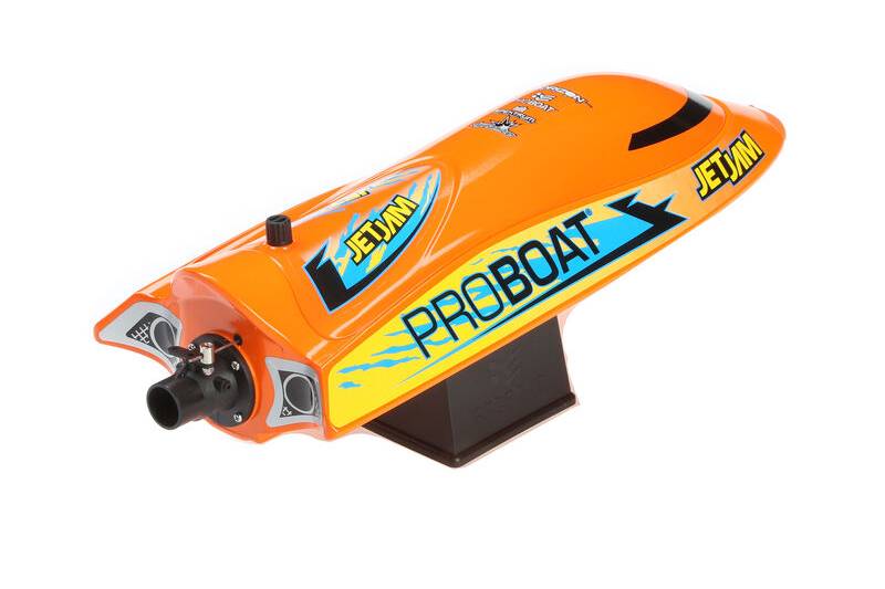 Jet Jam 12" Self-Righting Pool Racer Brushed RTR, Orange