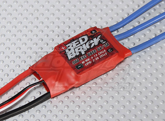 HobbyKing Red Brick 30A ESC - Πατήστε στην εικόνα για να κλείσει