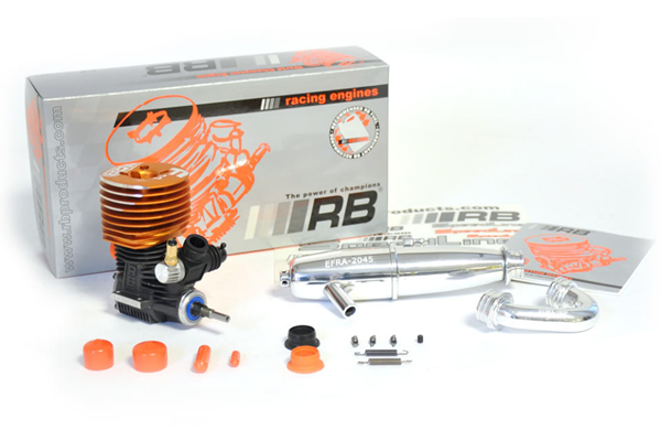 RB Fire 11 (F11) .21 Engine with Pipe & Manifold Combo