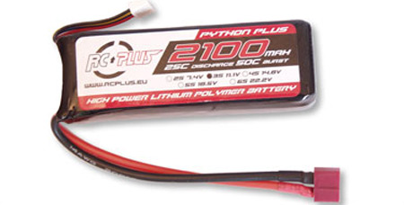 Lipo Battery - Python Plus 2100mAh 2S 25-30C (7.4V) - Πατήστε στην εικόνα για να κλείσει