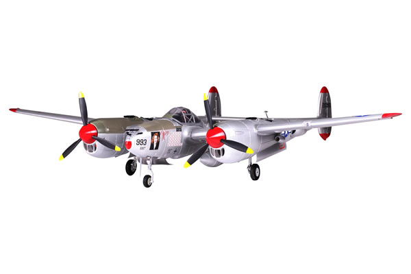 FMS 1400 Series, RC Warbird P38 Lockheed Lightning ARTF w/o Tx/R