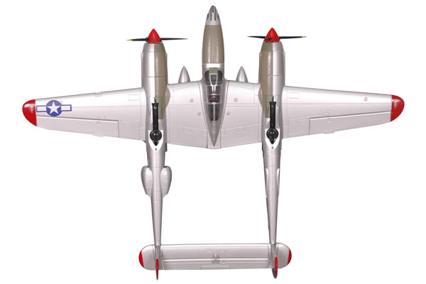 FMS 1400 Series P38 Lockheed Lightning ARTF w/o Tx/Rx/Battery