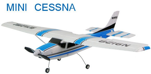 Mini Cessna Radio Controlled Plane Brushless version 2.4GHz