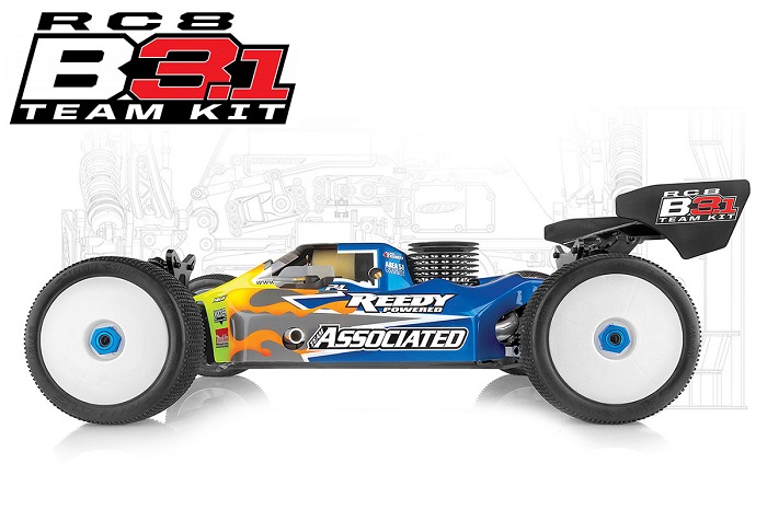 TEAM ASSOCIATED RC8B3.1 TEAM KIT 1/8 NITRO BUGGY - Πατήστε στην εικόνα για να κλείσει