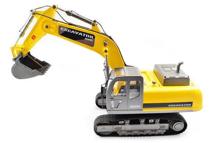 Hobby Engine Premium Label RC Excavator with 2.4Ghz Radio System - Click Image to Close