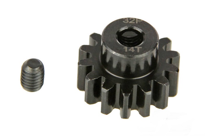 Pinion Gear, 32P, Steel 14T