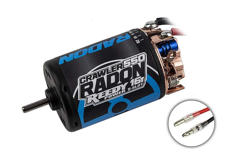 REEDY RADON 2 CRAWLER 550 16T 5 SLOT 1450KV BRUSHED MOTOR - Πατήστε στην εικόνα για να κλείσει