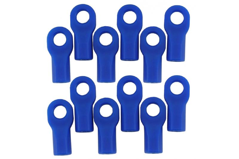 Rod Ends Short Blue (12) For Traxxas (#5347)