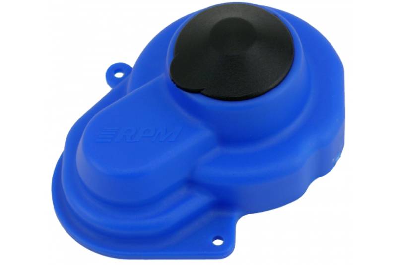 RPM Gear Cover Blue Traxxas Bandit, Rustler, Stampede, Slash-2WD - Click Image to Close