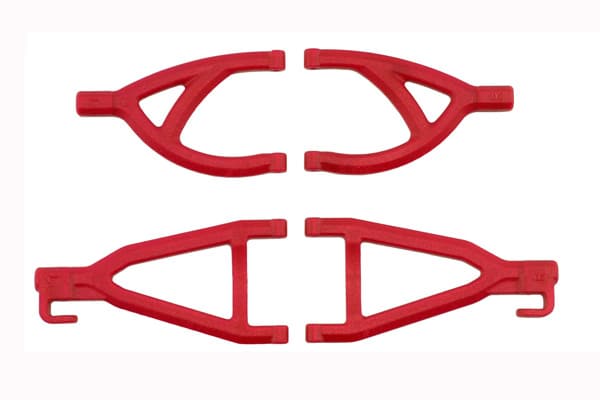 RPM TRAXXAS 1/16TH E-REVO REAR A-ARMS RED