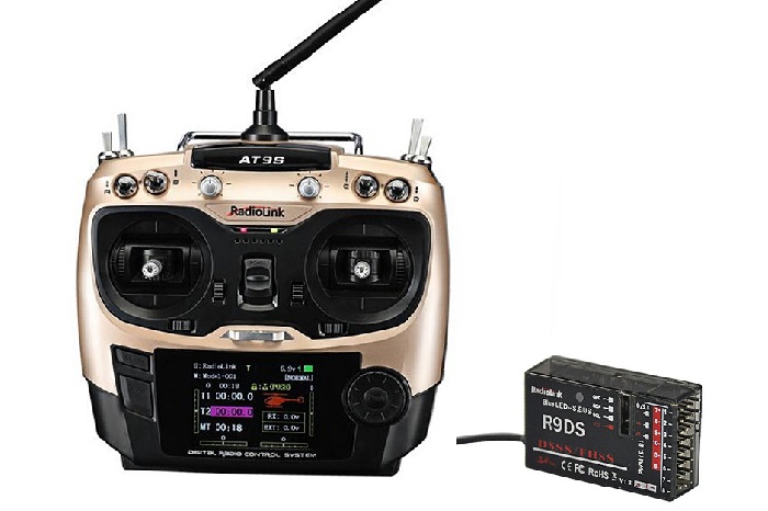 RadioLink AT9S 2.4GHz 10CH Upgrade Transmitter with R9DS DSSS&FH - Click Image to Close