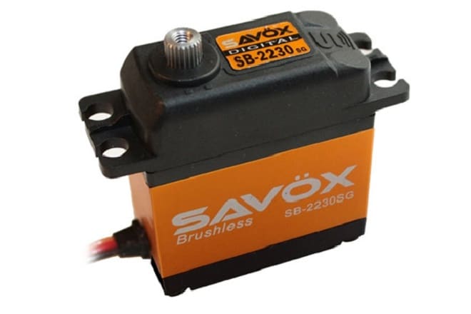 SAVOX HV DIGITAL BRUSHLESS SERVO 42KG/0.13S 7.4V W/HORN - Πατήστε στην εικόνα για να κλείσει