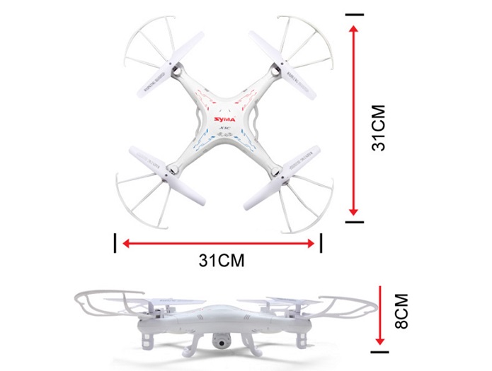 Syma X5C-1 RC Drone (Upgraded) - 2.4GHz HD Camera