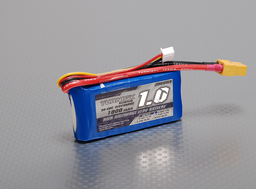 Turnigy 1000mAh 2S 30C Lipo Pack