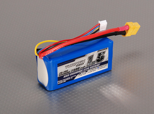 Turnigy Lipo Battery Pack - 1500mAh 3S 20C