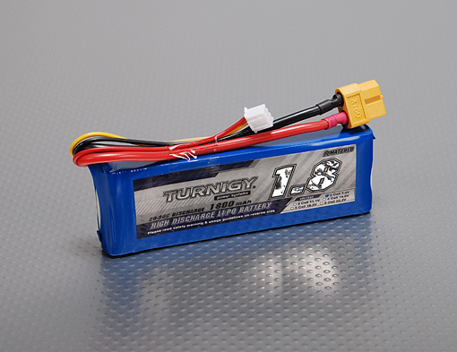 Turnigy 1800mAh 2S 20C Lipo Pack