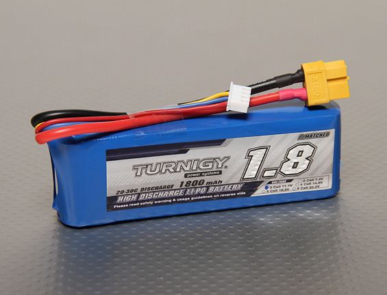 Turnigy 1800mAh 3S 20C Lipo Pack