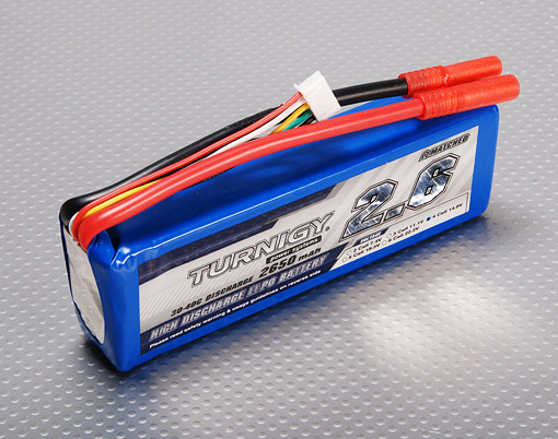 Turnigy 2650mAh 4S 30C Lipo Pack - Battery