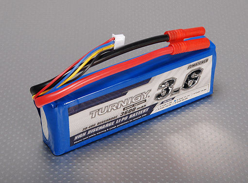 Turnigy Battery 3600mAh 3S 30C Lipo Pack