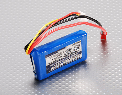 Turnigy 500mAh 2S 20C - Lipo Batteries - Πατήστε στην εικόνα για να κλείσει