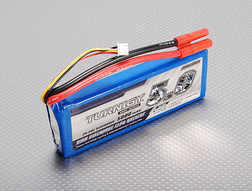 Turnigy 5000mAh 2S 20C Lipo Pack - Πατήστε στην εικόνα για να κλείσει