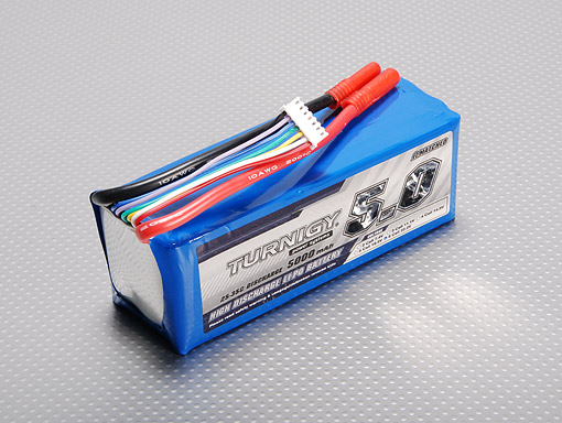 Turnigy 5000mAh 6S 25C Lipo Batteries