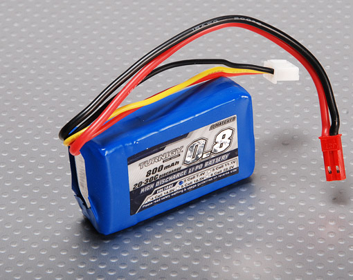 Turnigy 800mAh 2S 20C Lipo Batteries - Πατήστε στην εικόνα για να κλείσει