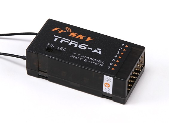 FrSky TFR6-A 7ch 2.4Ghz Receiver Futaba FASST Compatible (Horizo