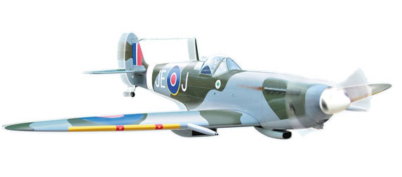 Top Gun Supermarine Spitfire MkIX ARF - Click Image to Close