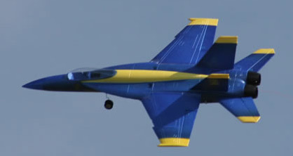 Top Gun Park Flite F/A-18 Blue Angels Ducted Fan Jet