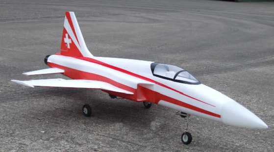 Top Gun Park Flite F5-E Tiger “Swiss” ARF Ducted Fan