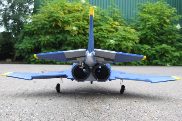 F4-E Phantom Blue Angels EDF Electric RTF RC Jet with 2.4ghz Rad