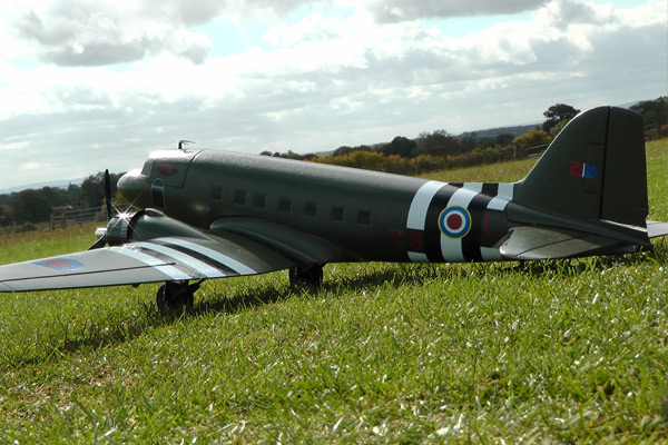 Douglas C-47 Dakota RTF Electric RC Warbird with 2.4ghz Radio Sy