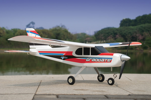 Top Gun Park Flite Graduate RTF Trainer Airplane with 2.4Ghz Rad