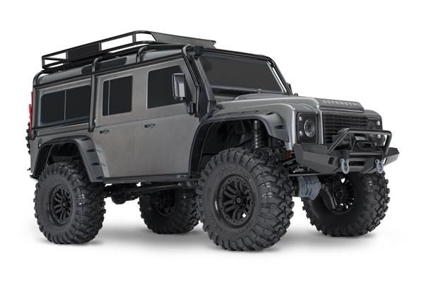 Traxxas TRX-4 Land Rover Defender Crawler Limited Edition Silver - Click Image to Close
