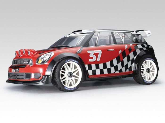 ER-4 G3 Mini Cooper WRC, Brushless 1:8 4WD RC Rally Car - RTR - Πατήστε στην εικόνα για να κλείσει