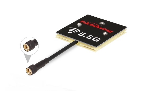 Turbowing 5.8G 14dBi Panel Antenna Flat Receiver Antenna SMA Mal - Click Image to Close