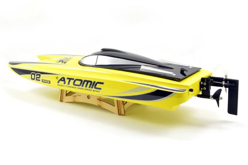 VOLANTEX RACENT ATOMIC 70CM BRUSHLESS RACING RC BOAT RTR YELLOW