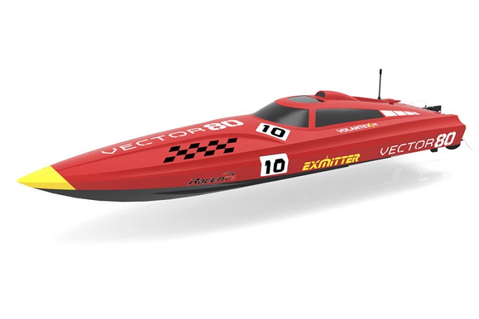 VOLANTEX VECTOR 80 BRUSHLESS BOAT READY SET - RED