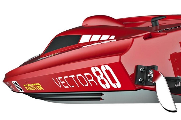 VOLANTEX VECTOR 80 BRUSHLESS BOAT READY SET - RED