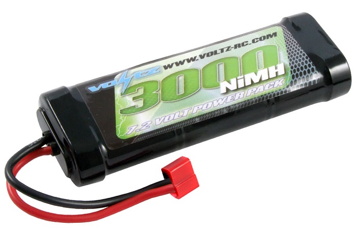 VOLTZ 3000MAH STICK PACK 7.2V NiMH BATTERY WITH DEANS CONNECTOR