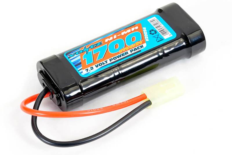 VOLTZ 6 CELL 7.2V NIMH 1700MAH BATTERY STICK PACK W/MINI TAMIYA