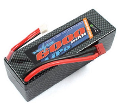 Voltz 6000mAh Hard Case 11.1v 3s 30c Lipo Stick Pack