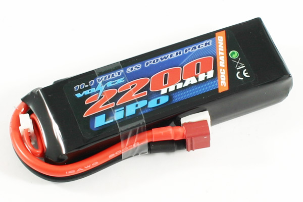 Voltz 2200mAh 11.1v 3s 30C LiPo Battery