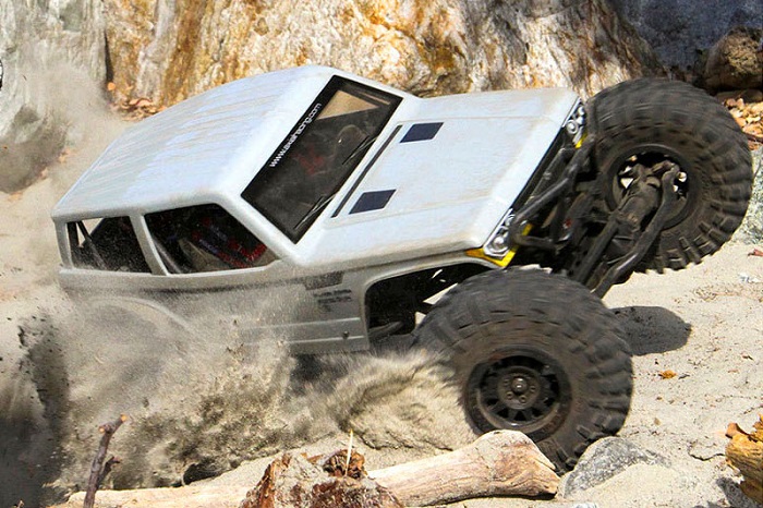 AXIAL WRAITH SPAWN 1/10TH 4WD ARTR ROCK RACER - Click Image to Close