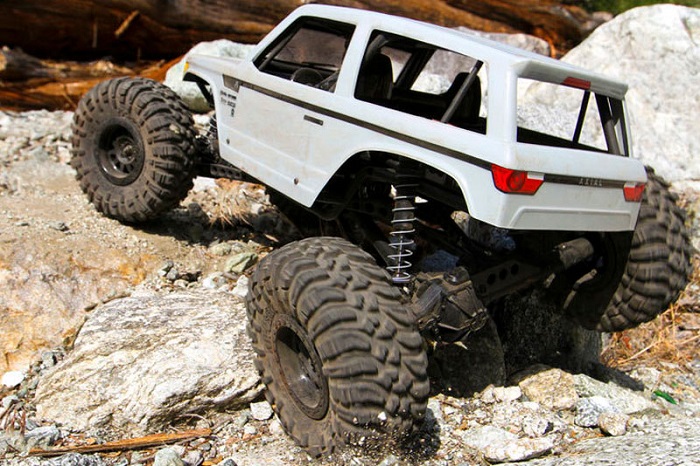 AXIAL WRAITH SPAWN 1/10TH 4WD ARTR ROCK RACER - Click Image to Close