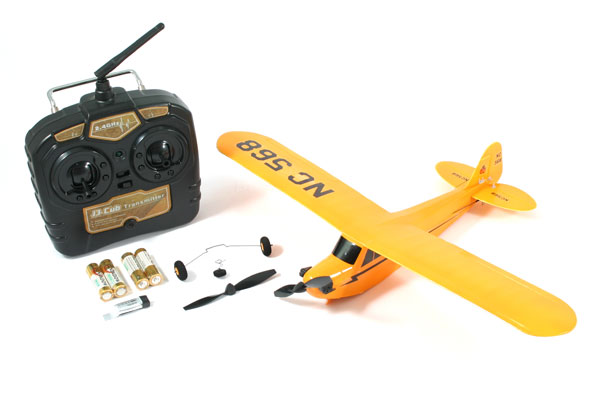 ZT Model J3 Cub Mini 450mm RTF Trainer - Yellow - Πατήστε στην εικόνα για να κλείσει